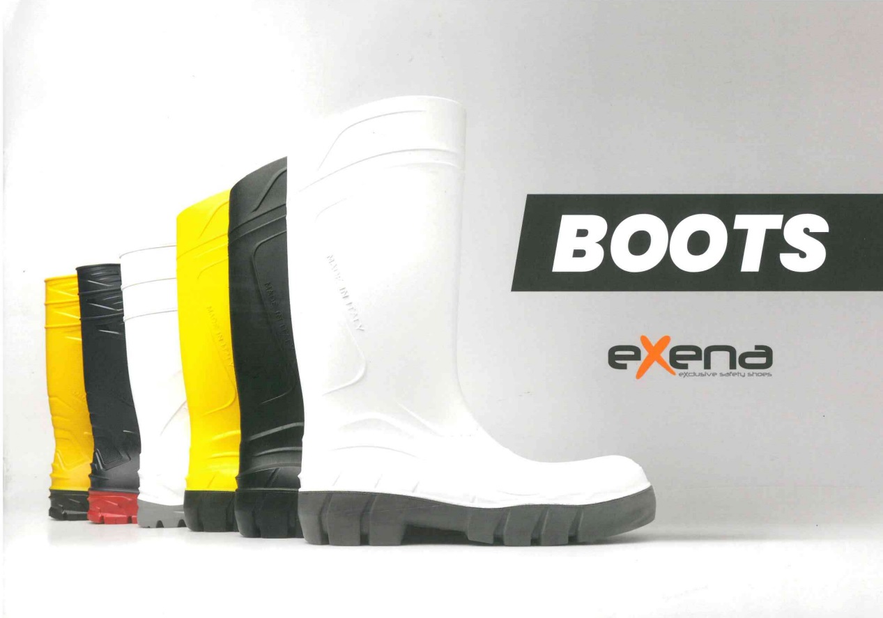 EXENA, fabricante de calzado laboral, fabrica botas de agua, bota agua nitrilo, bota agua poliuretano