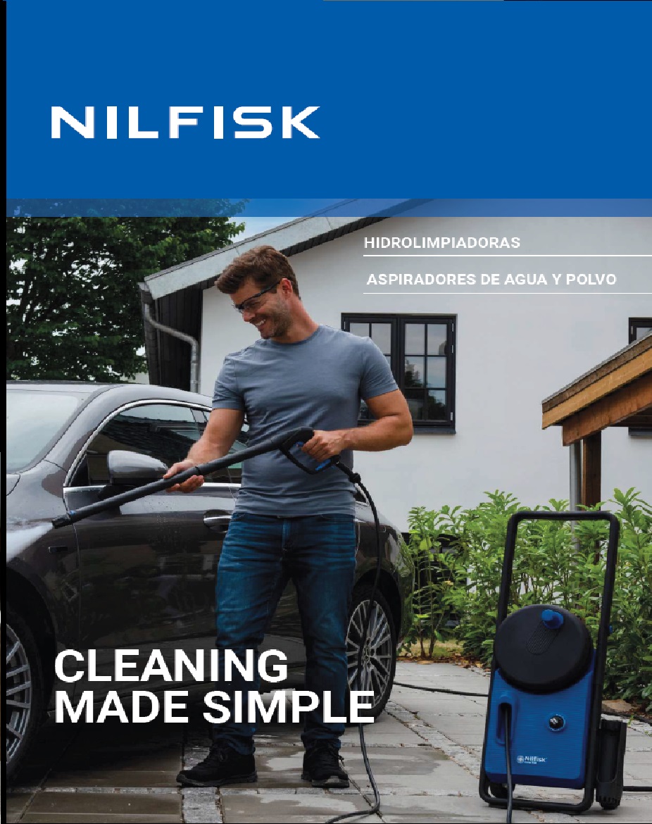 NILFISK, portada catálogo consumo
