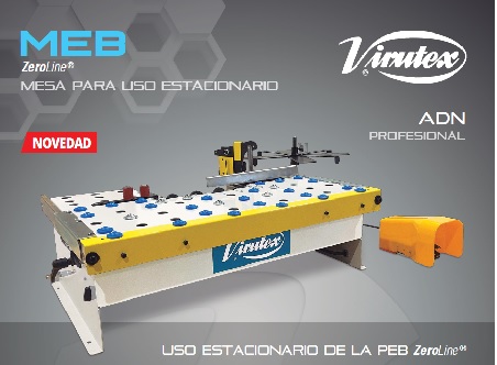 VIRUTEX, Folleto Mesa Uso Estacionario para PEBZL