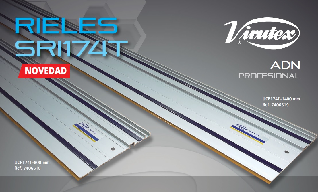 VIRUTEX, Folleto Rieles UCP174T
